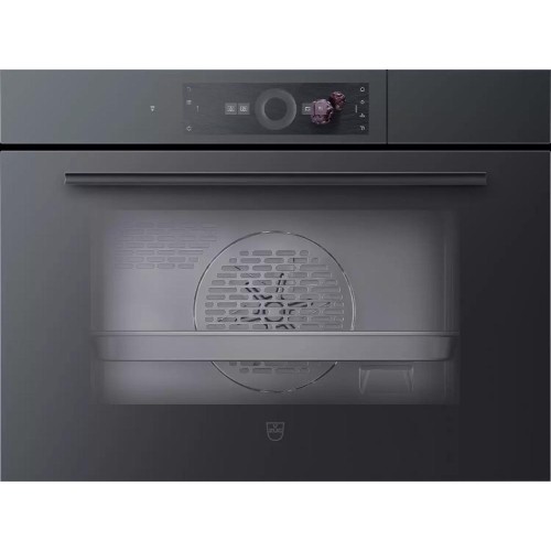 Встраиваемый паровой шкаф V-Zug CombiSteamer V6000 45 CS6T-23032 черное стекло