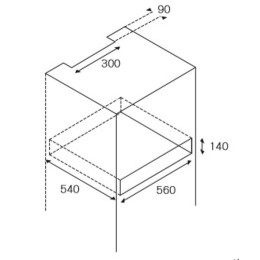 Встраиваемый ящик для подогрева Bertazzoni WD60C