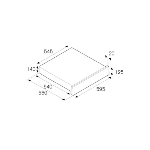 Встраиваемый ящик для подогрева Bertazzoni WD60HERNE