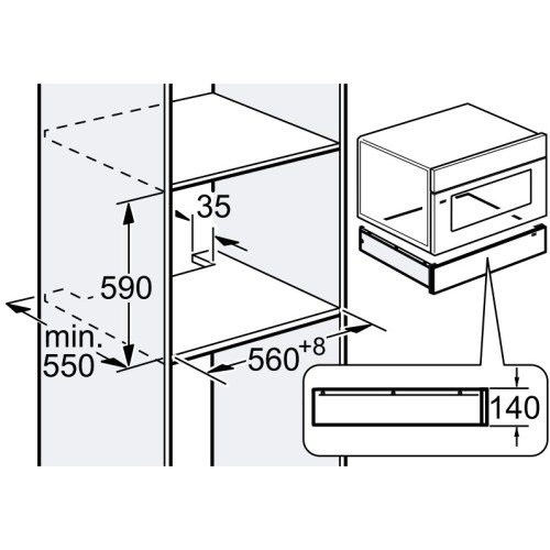 Встраиваемый подогреватель посуды Gaggenau WS461102