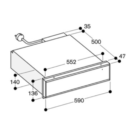 Встраиваемый подогреватель Gaggenau WS 461-110