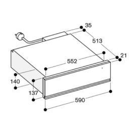 Встраиваемый подогреватель Gaggenau WSP 221-100