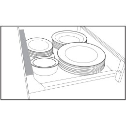 Встраиваемый подогреватель для посуды Korting KW 601 GN