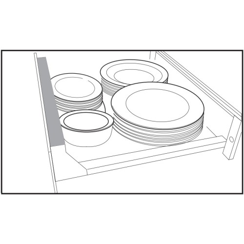 Встраиваемый подогреватель для посуды Korting KW 601 GN