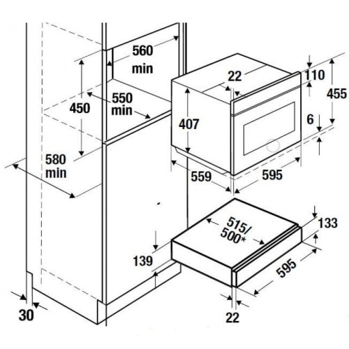 Встраиваемый подогреватель посуды Kuppersbusch CSW 6800.0 G3 Silver Chrome
