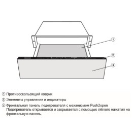 Встраиваемый подогреватель Miele ESW 7110 EDST/CLST