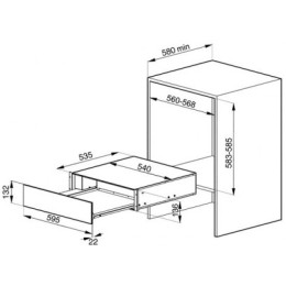 Встраиваемый подогреватель Smeg CT15A