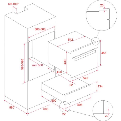 Встраиваемый подогреватель посуды Teka CP 150 GS