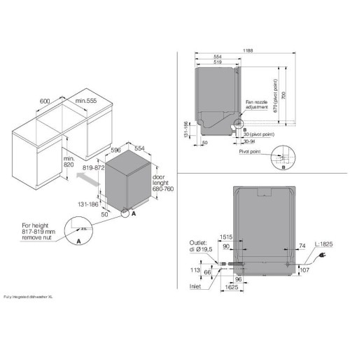 Встраиваемая посудомоечная машина Asko DFI545K