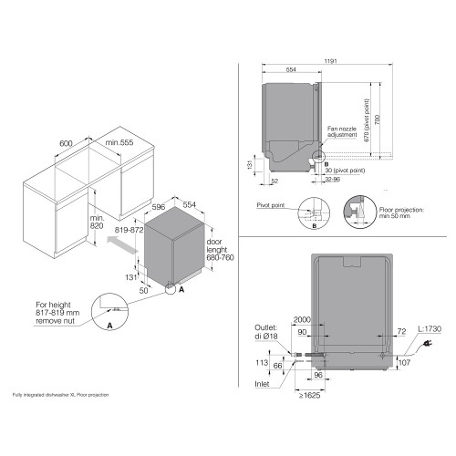 Встраиваемая посудомоечная машина Asko DFI747U/1