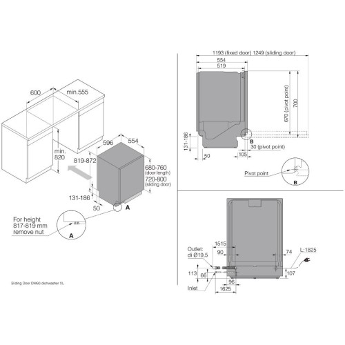 Встраиваемая посудомоечная машина Asko DSD544D