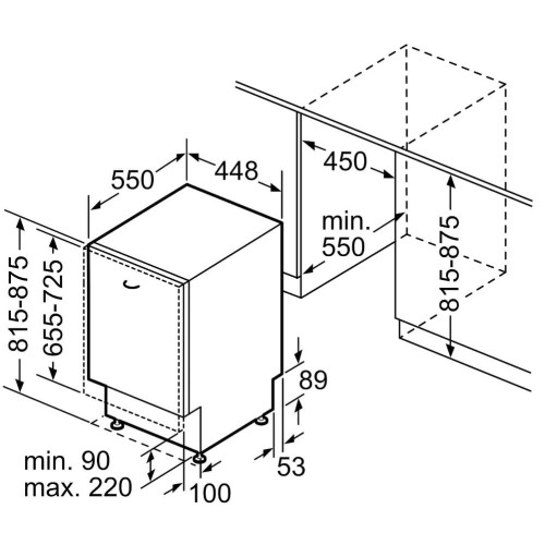 Встраиваемая посудомоечная машина Bosch SPV 6EMX11E