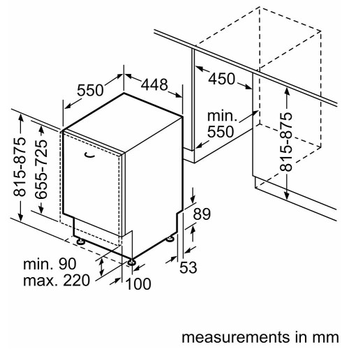 Встраиваемая посудомоечная машина Bosch SPV 6ZMX23E