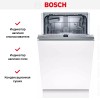 Встраиваемая посудомоечная машина BOSCH SRV2IKX2BR