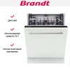 Встраиваемая посудомоечная машина Brandt BDFI44DQB