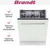 Встраиваемая посудомоечная машина Brandt BDFI44DQB