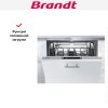 Встраиваемая посудомоечная машина Brandt DWJ127DS