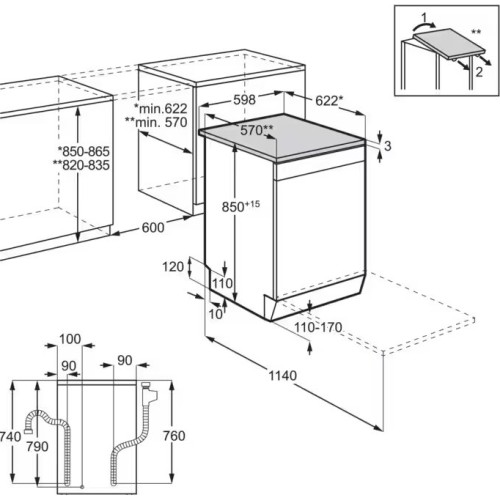 Посудомоечная машина Electrolux ESA47210SW