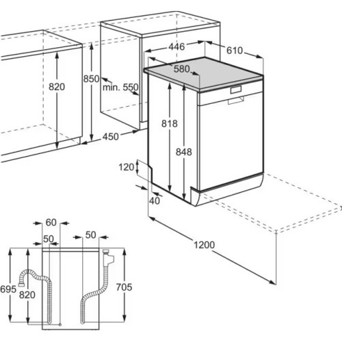 Посудомоечная машина Electrolux ESA63200SX