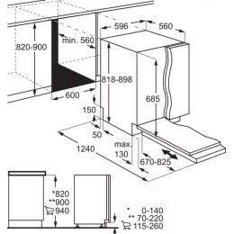 Встраиваемая посудомоечная машина Electrolux EEG88600W