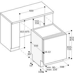 Встраиваемая посудомоечная машина Gaggenau DF260101