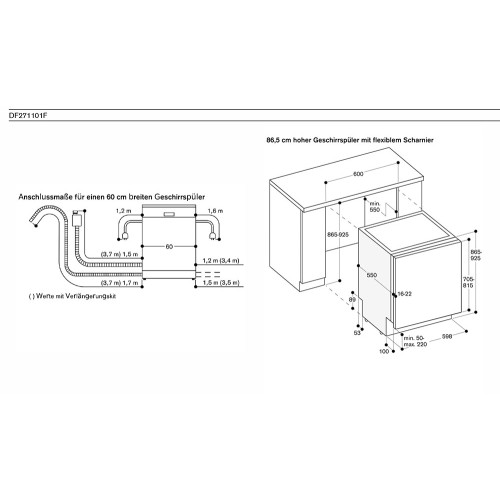 Встраиваемая посудомоечная машина Gaggenau DF271101F