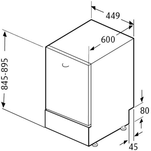 Посудомоечная машина KRONA RIVA 45 FS WH