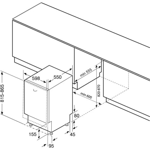 Встраиваемая посудомоечная машина KRONA KAMAYA 60 BI V2