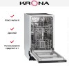 Встраиваемая посудомоечная машина KRONA DELIA 45 BI