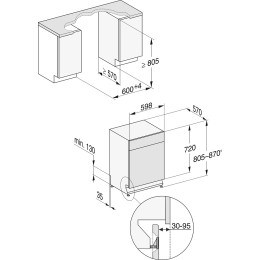Встраиваемая посудомоечная машина Miele G 7110 SCU AutoDos