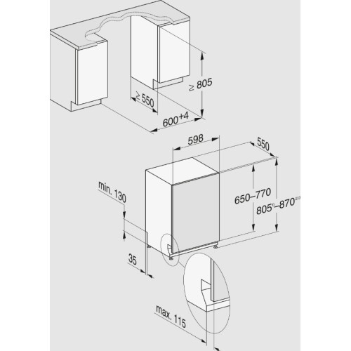 Встраиваемая посудомоечная машина Miele G 7260 SCVi