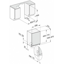 Встраиваемая посудомоечная машина Miele G 7360 SCVi AutoDos