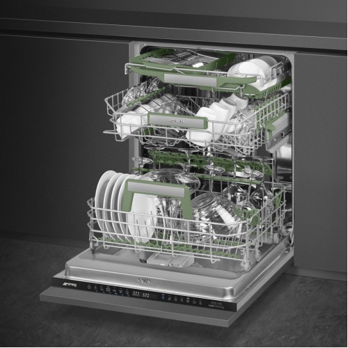 Встраиваемая посудомоечная машина Smeg STL7324AQLLW купить в Москве и Санкт-Петербурге