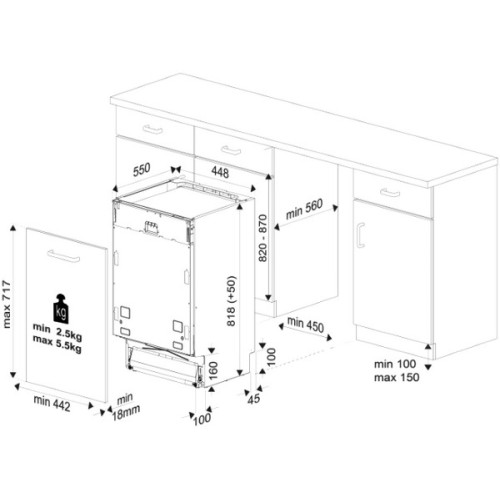 Встраиваемая посудомоечная машина Teka DFI 44700 NEW