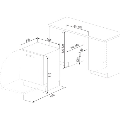 Встраиваемая посудомоечная машина Zigmund Shtain DW 310.6