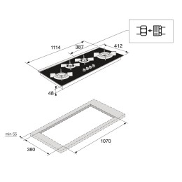 Варочная панель Asko HG8144BGB2