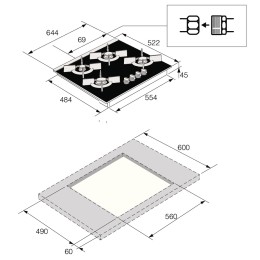 Варочная панель Asko HG8640MGB1