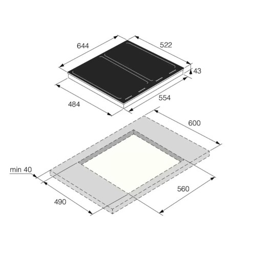 Варочная панель Asko HI1655M