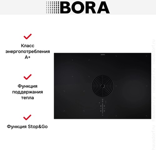Индукционная варочная панель со встроенной вытяжкой BORA PURMA купить в Москве и Санкт-Петербурге