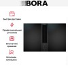 Варочная панель с вытяжкой и установочным комплектом BORA CKA2FIAB (1хCKA2AB, 2хCKFI, набор BORA universal c USDF и ULS UESDFSL) купить в Москве и Санкт-Петербурге