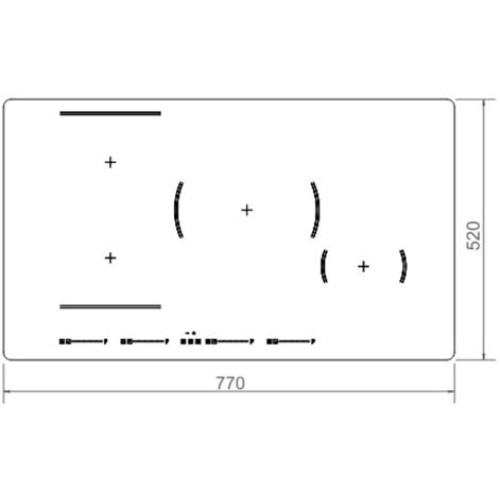Индукционная варочная панель Bertazzoni P784I1M30NV