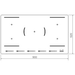 Индукционная варочная панель Bertazzoni P905I2M30NV