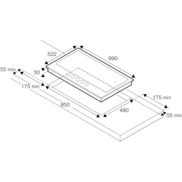 Варочная панель Bertazzoni P905LHERAG