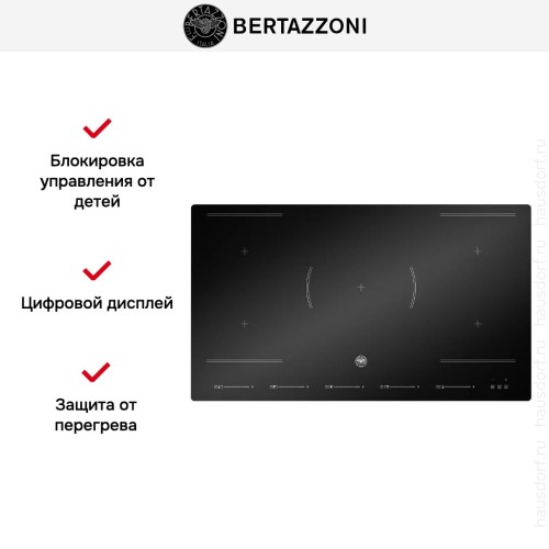 Индукционная варочная панель Bertazzoni P905I2M30NV