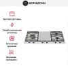 Газо-электрическая панель Bertazzoni PM36 3 0G X