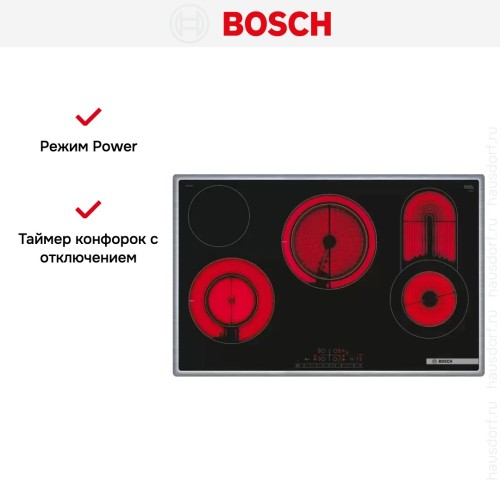 Электрическая варочная панель Bosch PKC845FP1D