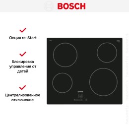 Электрическая варочная панель BOSCH PKE611B17E