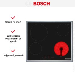 Электрическая варочная панель Bosch PKE645FP2E