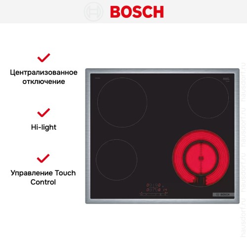 Электрическая варочная панель Bosch PKF645BB2E