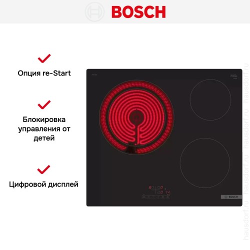 Электрическая варочная панель Bosch PKK611BB2E